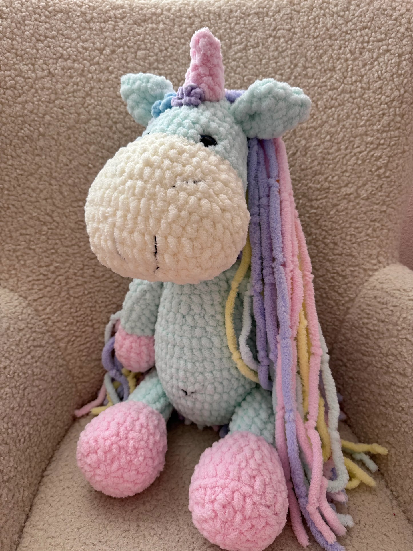 Handmade Plush Unicorn – 60 cm - Domix