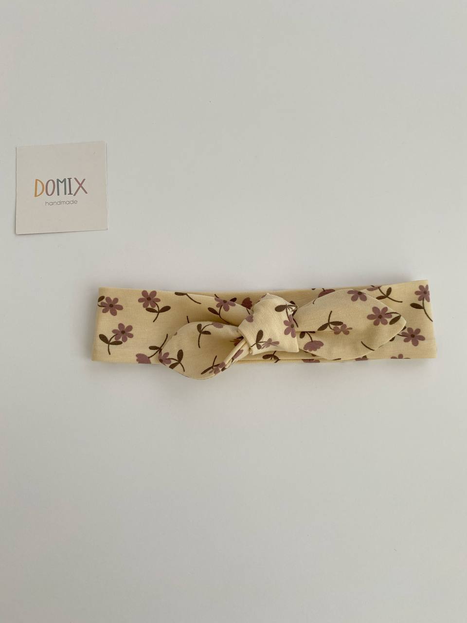 Floral Knot Headband – Soft Jersey