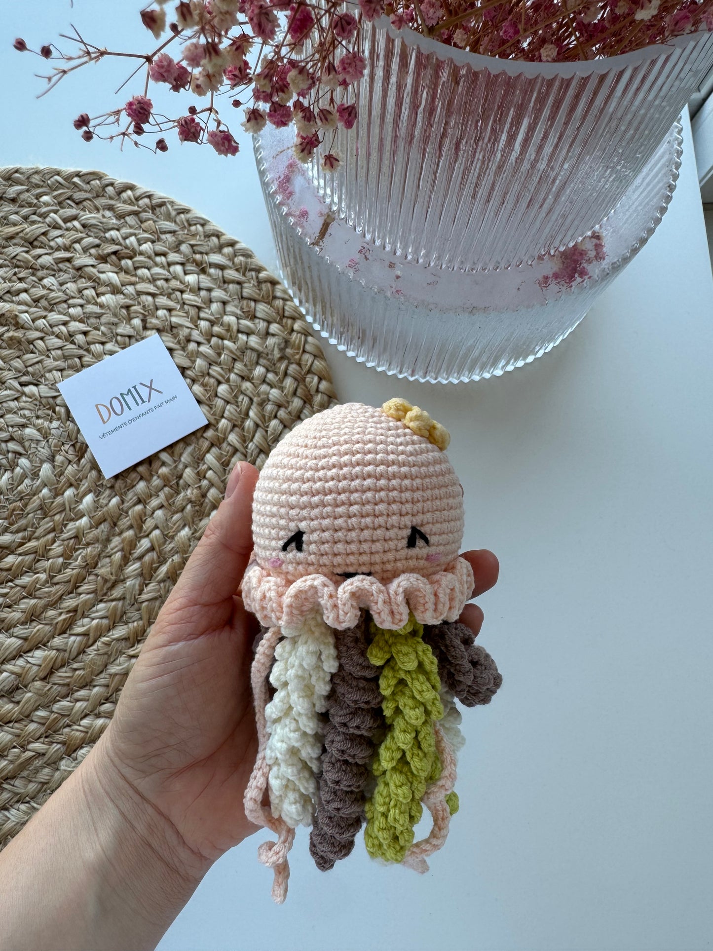 Crochet Jellyfish for Preterm Babies – CE standard Baby Comfort Toy
