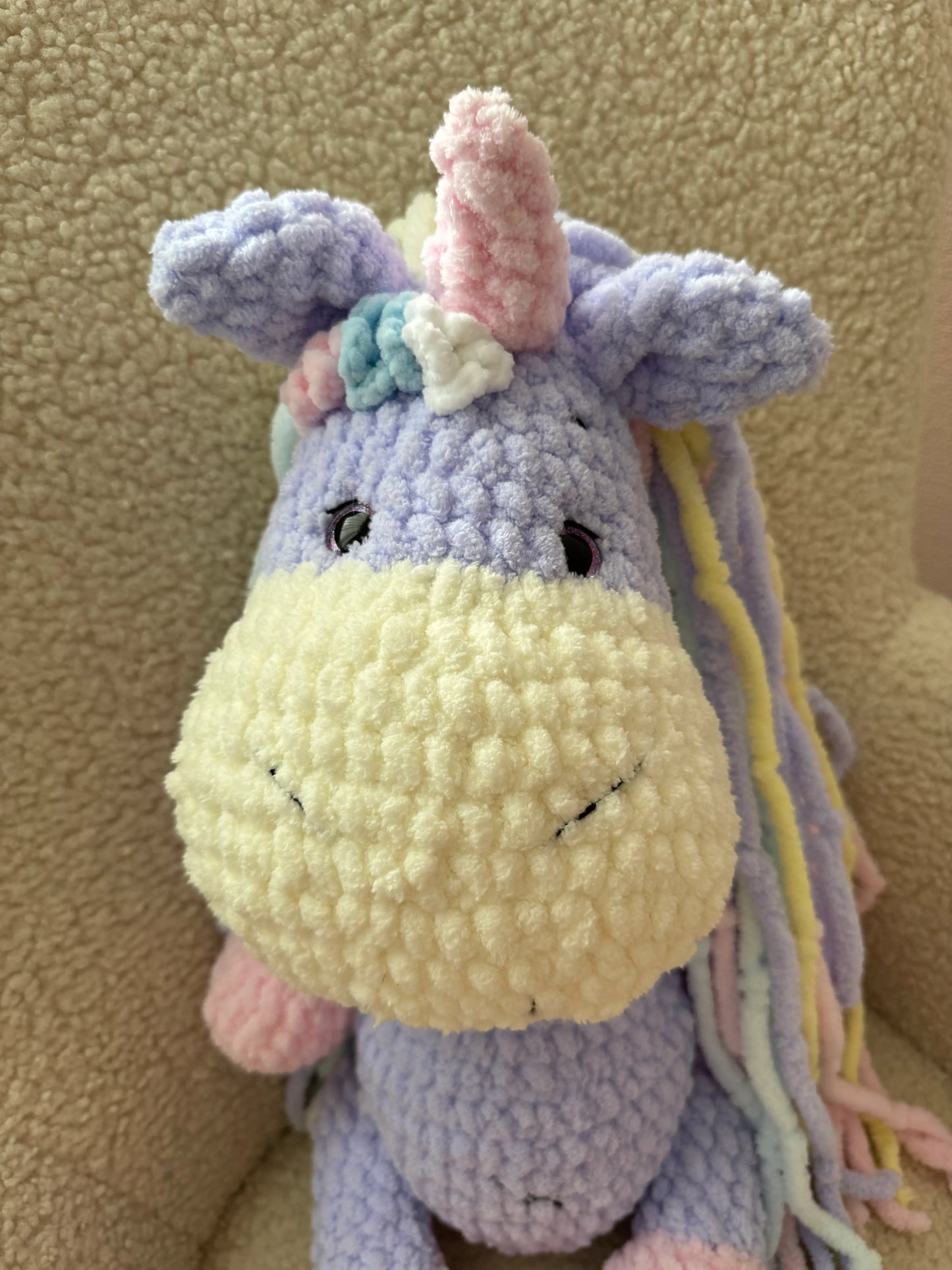 Handmade Plush Unicorn – 60 cm - Domix