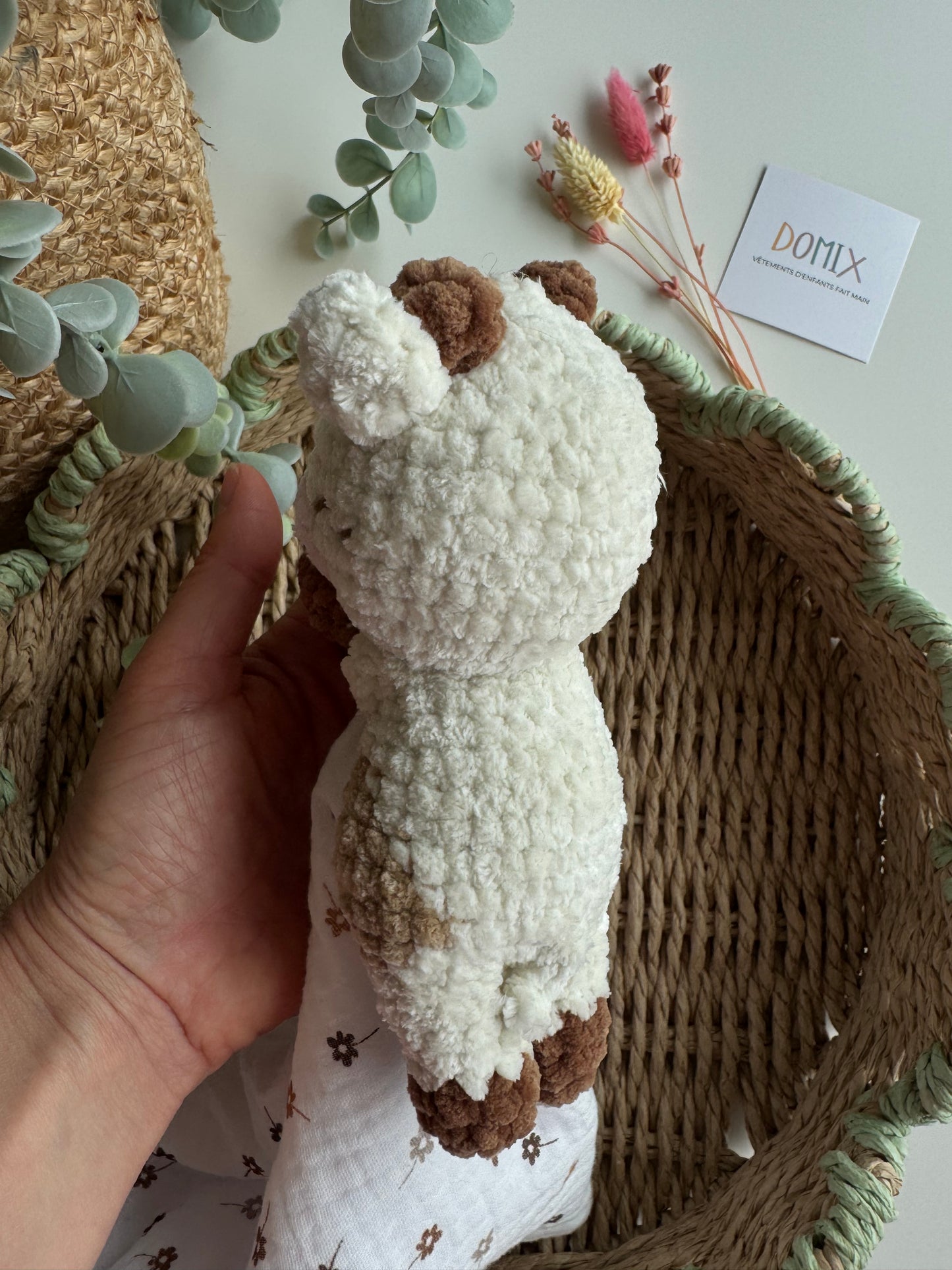 Cow Baby Lovey – Soft Comfort Toy with Blanket (CE Certified)
