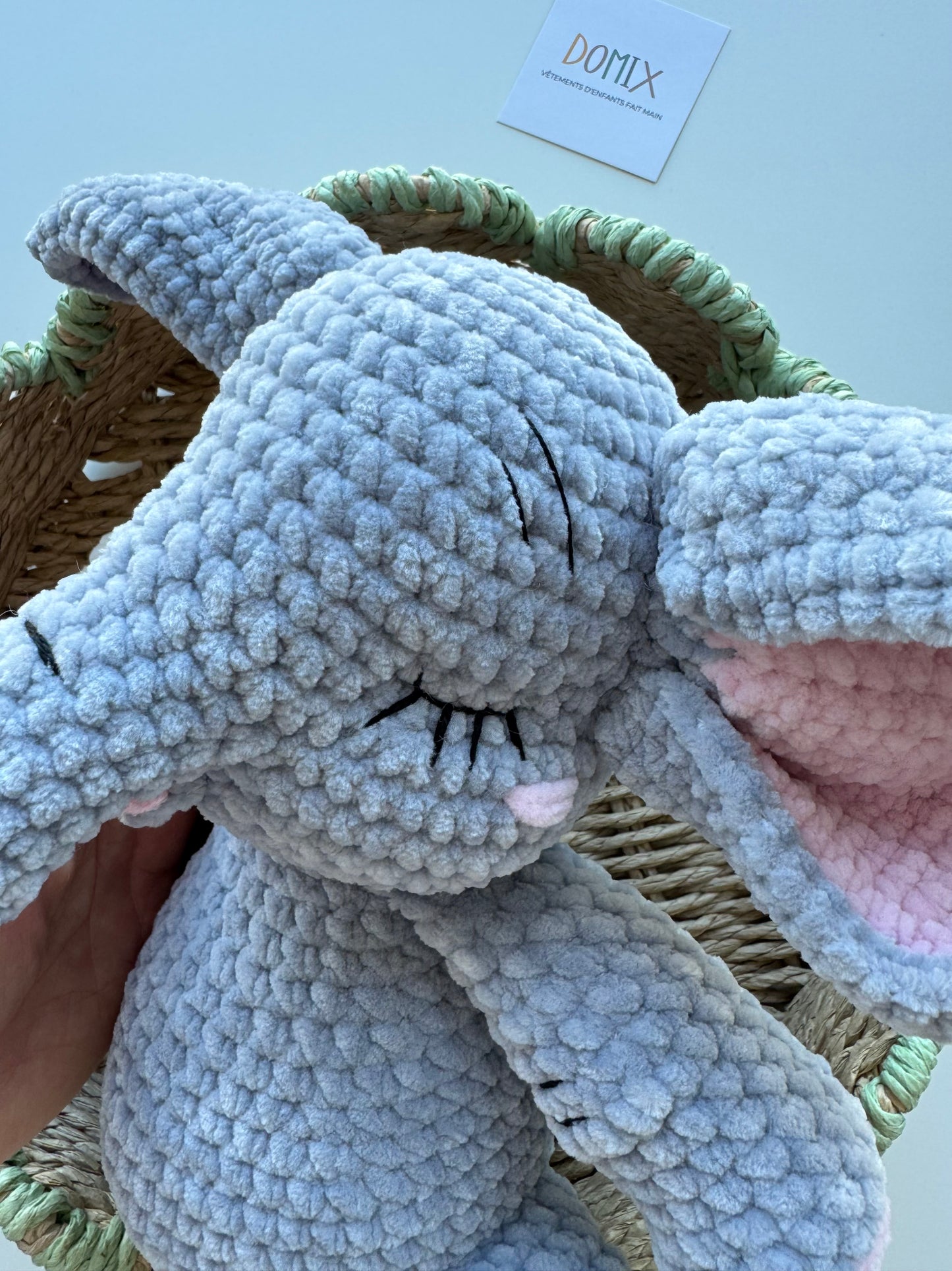 Large Elephant Plush Toy – Baby Soft Companion (35 cm)