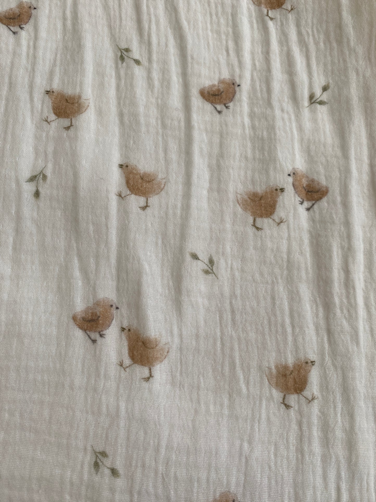 Muslin baby sleeping bag