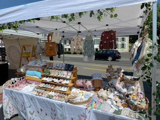 Domix Design at Lausanne Ouchy Market 2025 | Handmade Children’s Clothing Switzerland - Domix