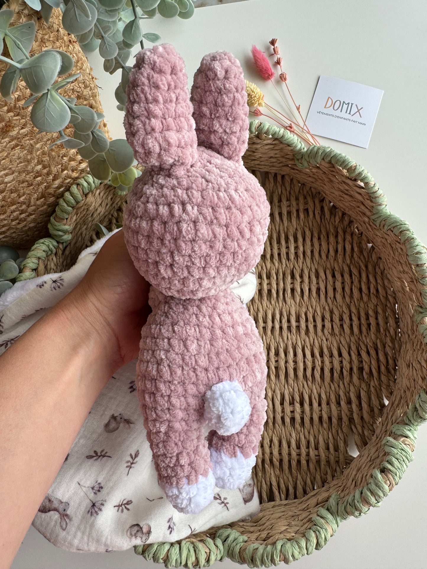 Soft Bunny Lovey – Baby’s First Cuddle Companion (CE Certified)