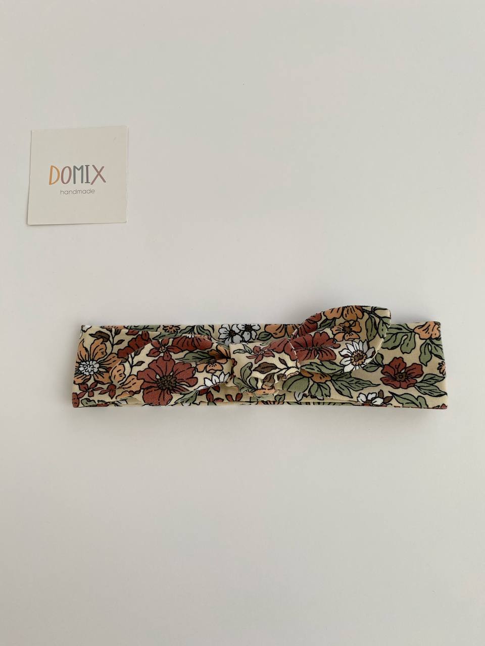 Floral Knot Headband – Soft Jersey
