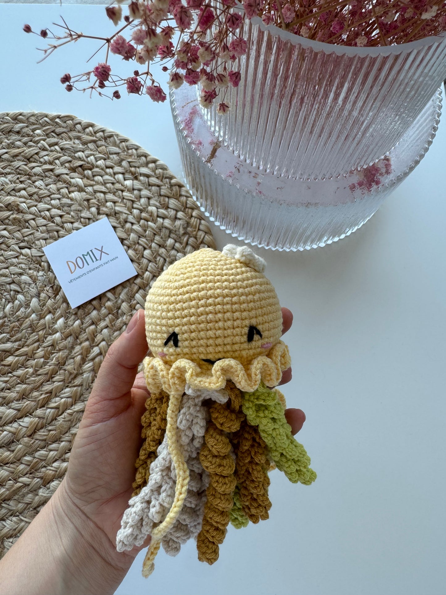 Crochet Jellyfish for Preterm Babies – CE standard Baby Comfort Toy