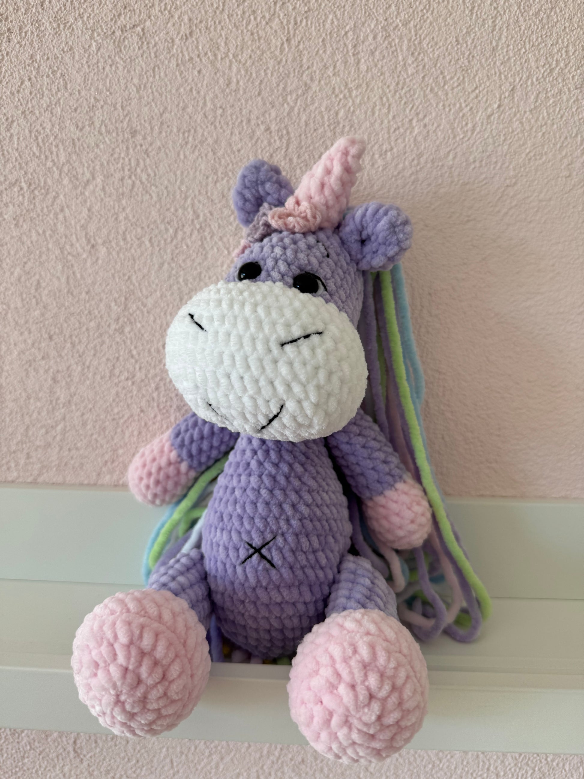 Handmade Plush Unicorn – 30 cm - Domix
