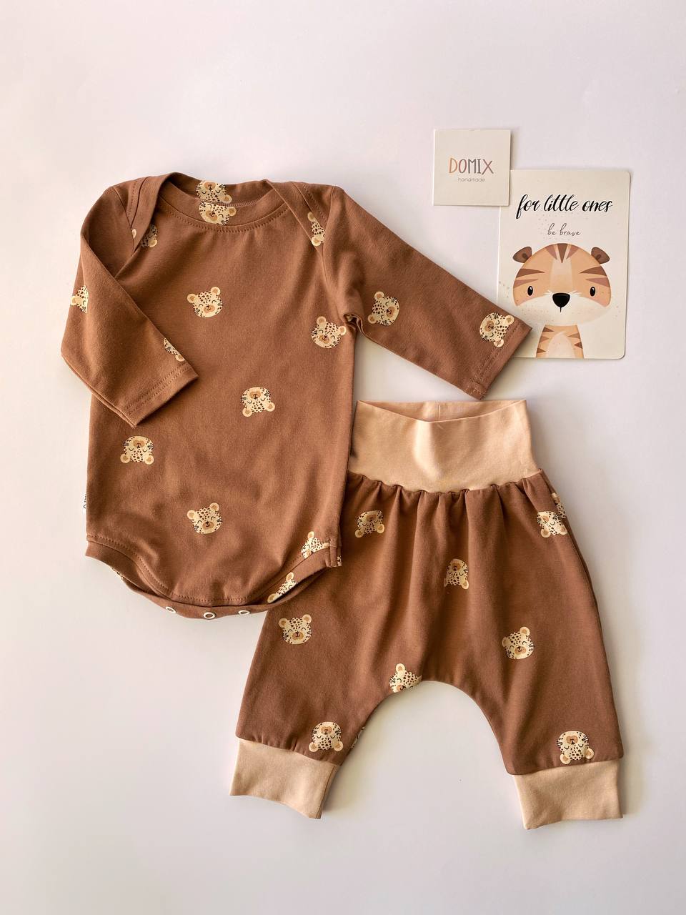 Baby Jersey Set – Bear Print