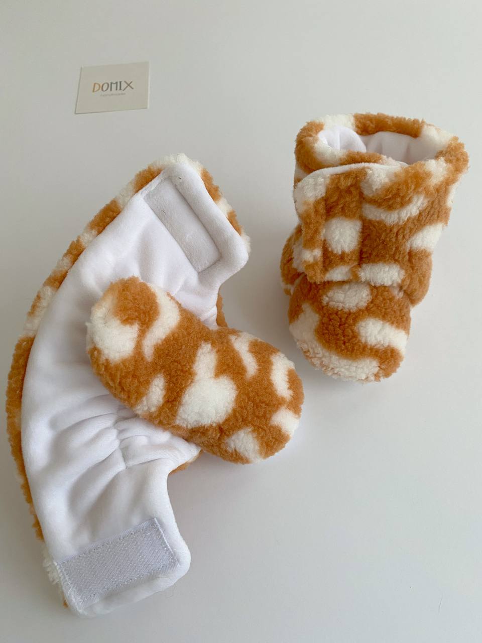 Cozy Fleece Booties – Ultra Soft, Warm & Handmade - Domix