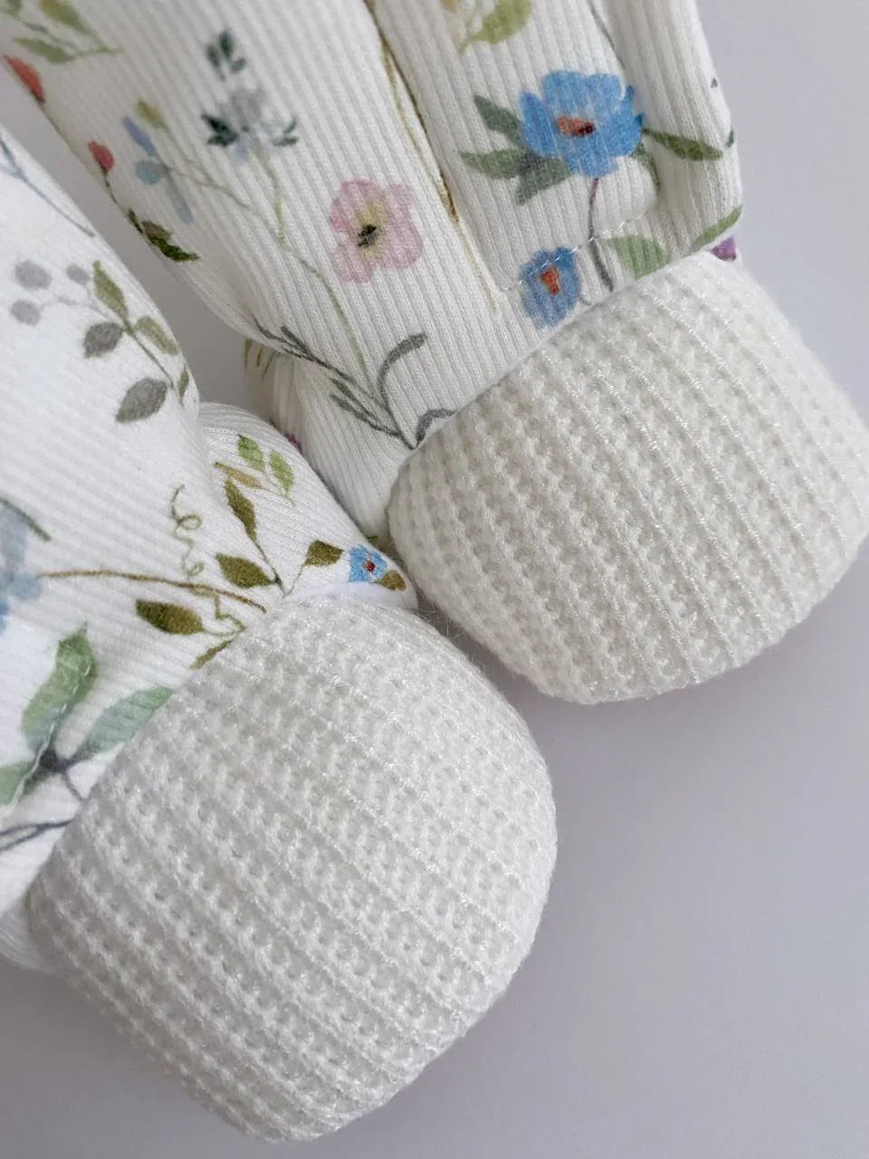 Winter Floral Booties – Warm, Soft & Handmade - Domix