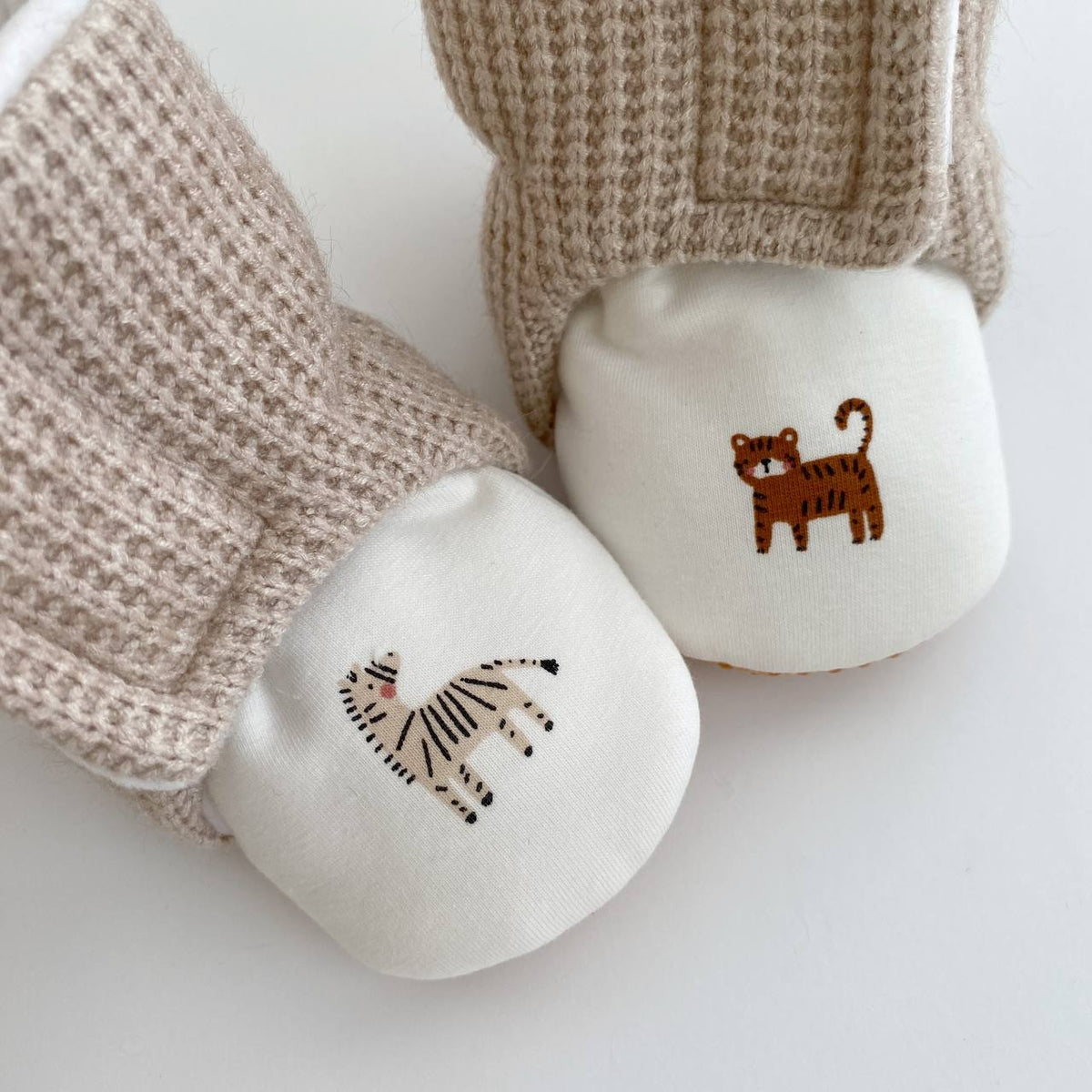 Safari Baby Booties – Handmade Warm Baby Shoes