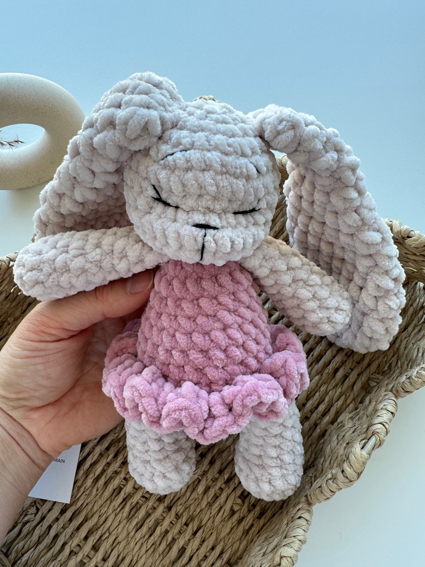 Bunny Plush Toy with Dress – Plush Doll (20 cm)