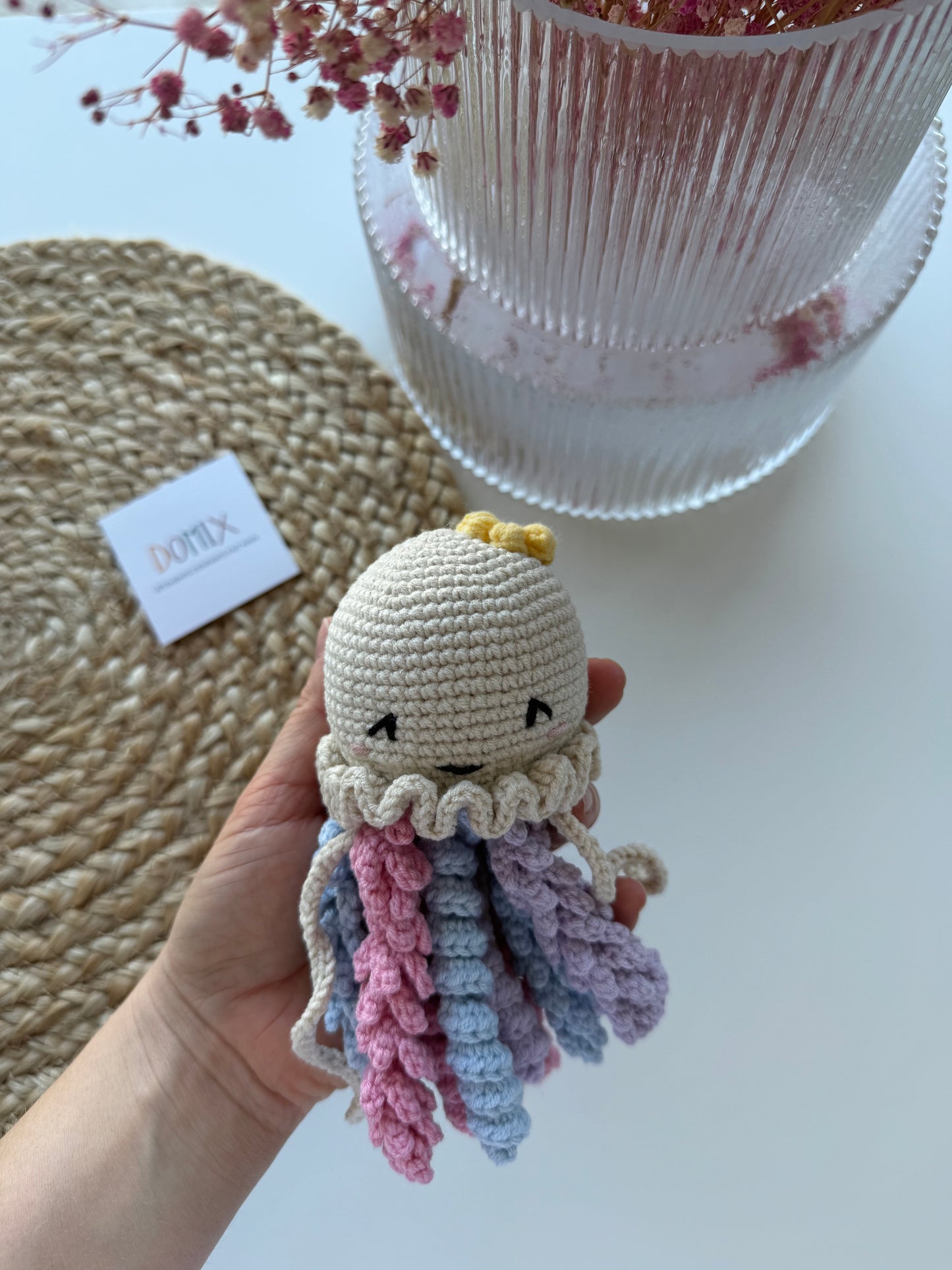 Crochet Jellyfish for Preterm Babies – CE standard Baby Comfort Toy
