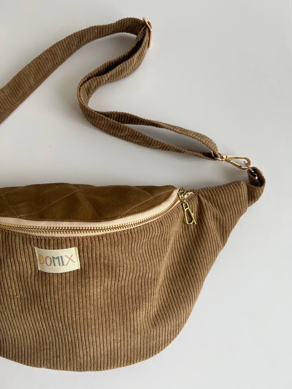 Handmade Corduroy Belt Bag – Minimal Everyday Crossbody