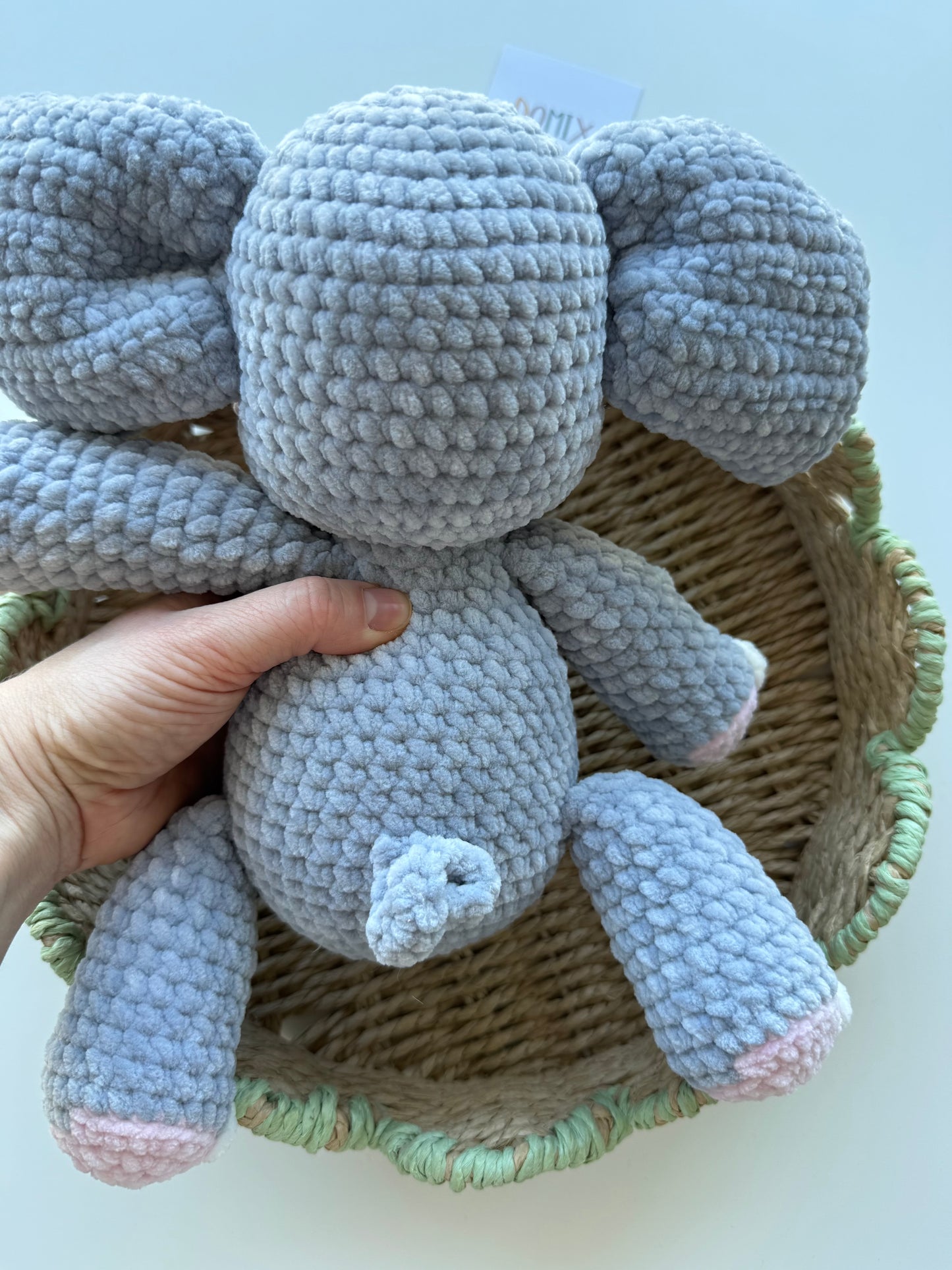 Large Elephant Plush Toy – Baby Soft Companion (35 cm)