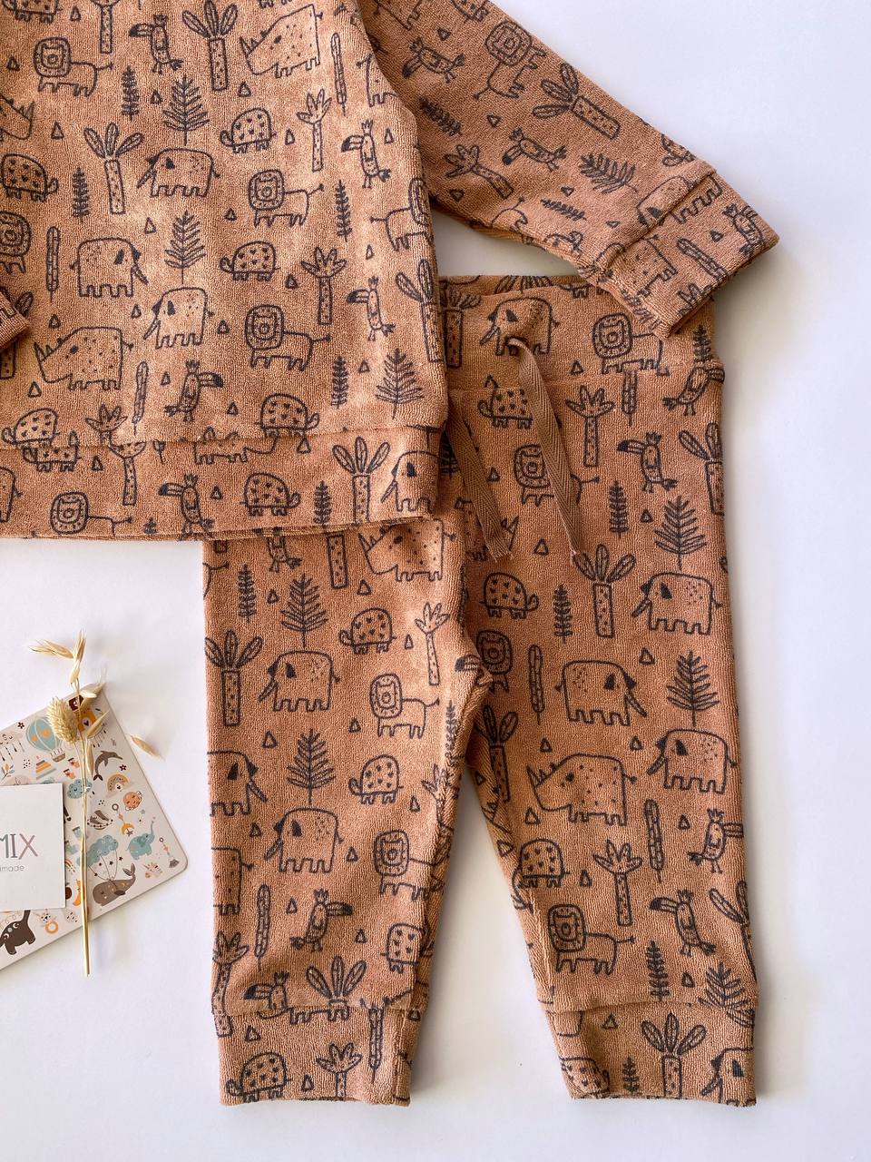 Kids Pajama Set – Safari Print