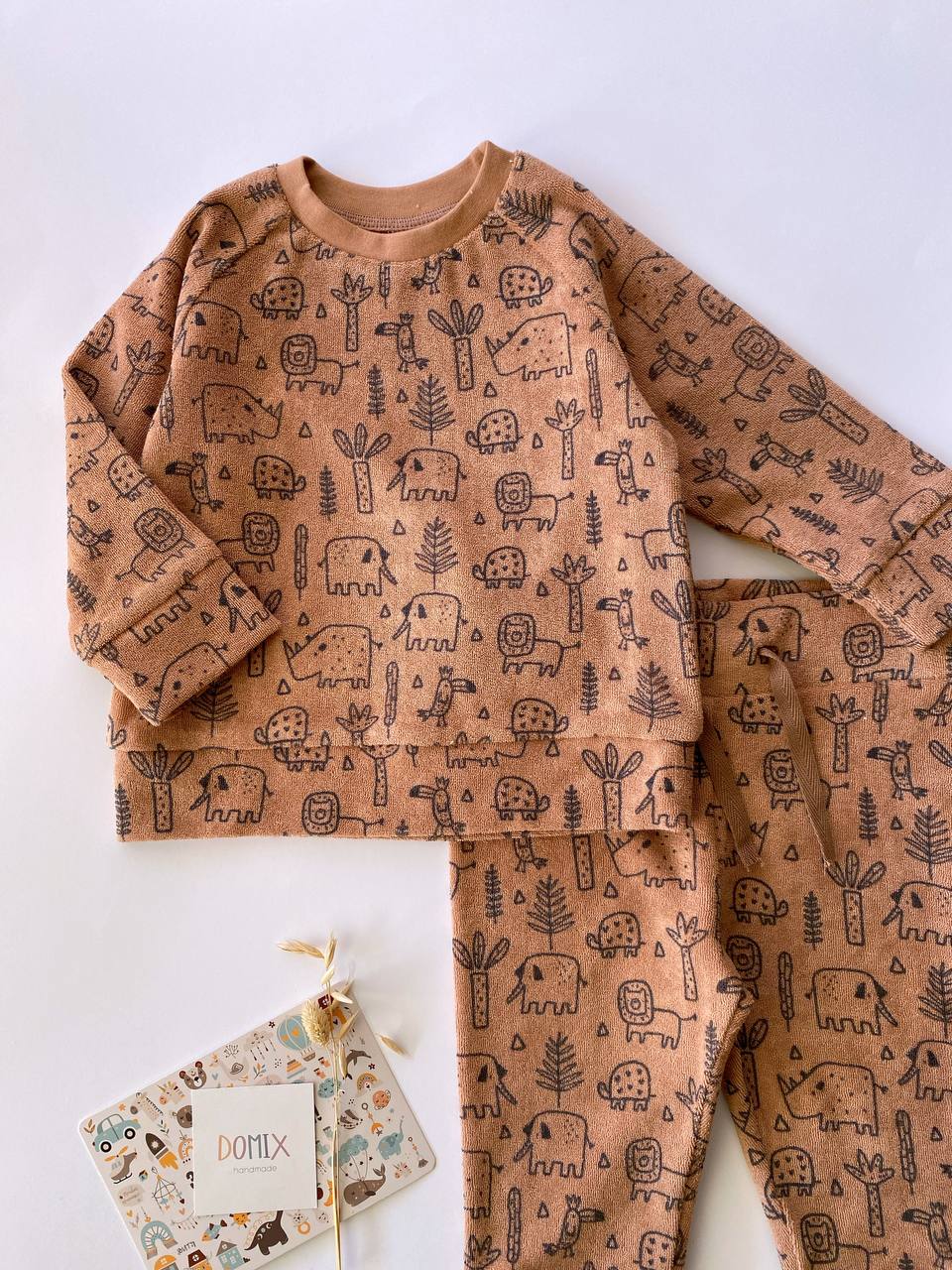 Kids Pajama Set – Safari Print
