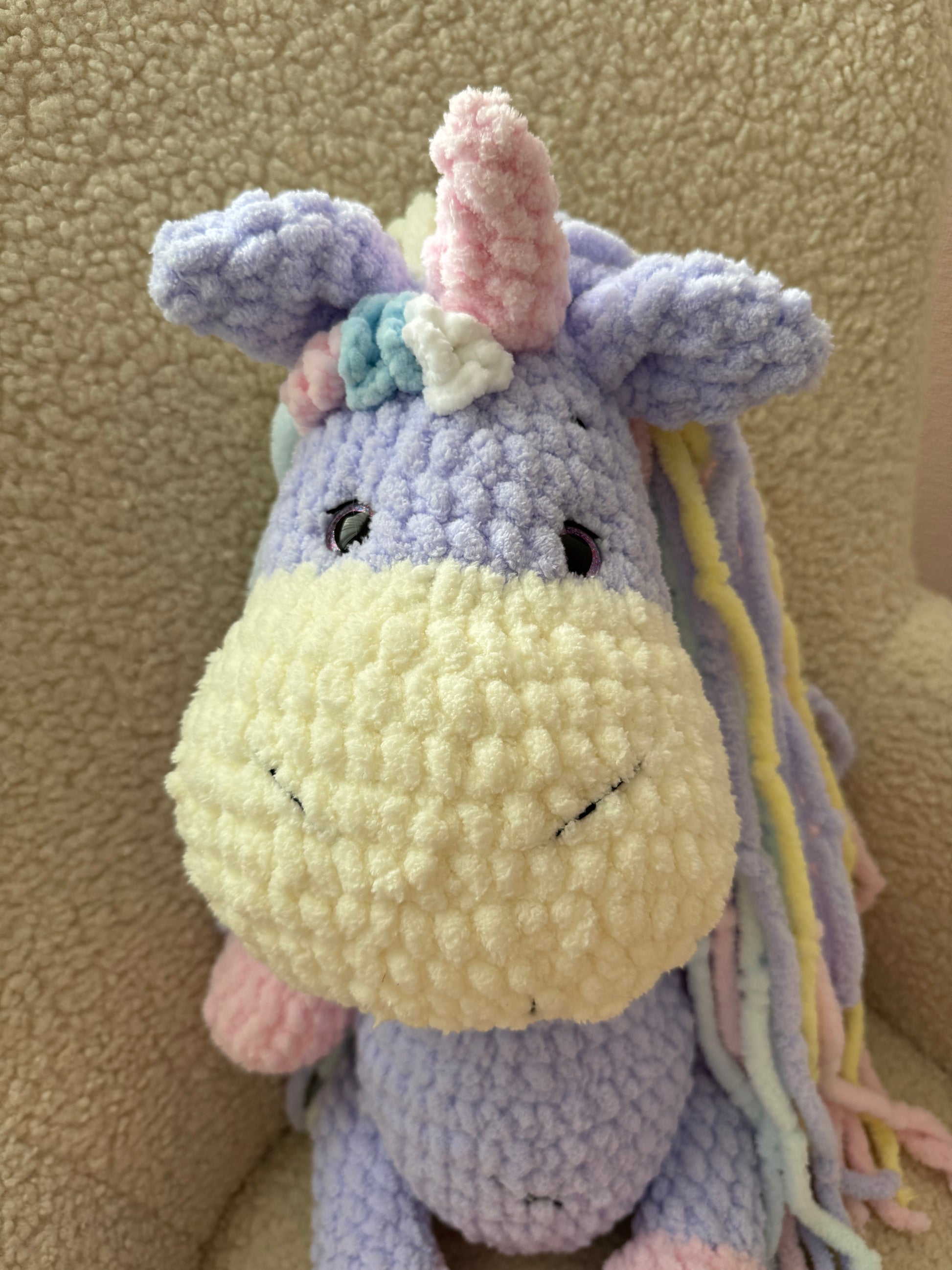Handmade Plush Unicorn – 60 cm - Domix