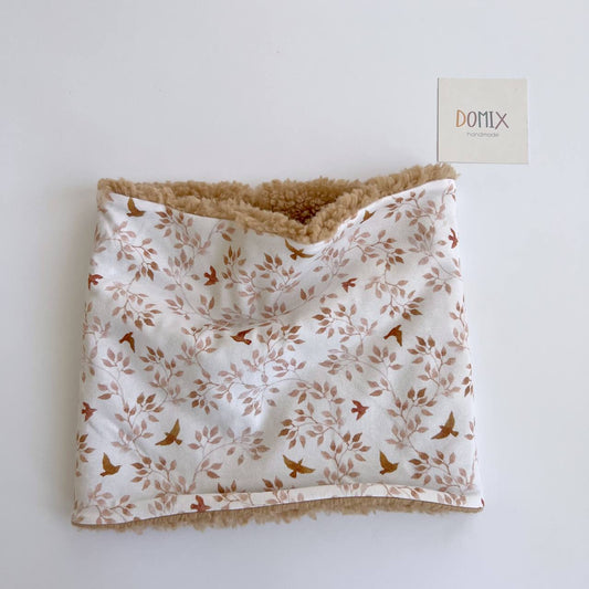 Cozy Floral Snood Scarf for Babies & Toddlers - Domix