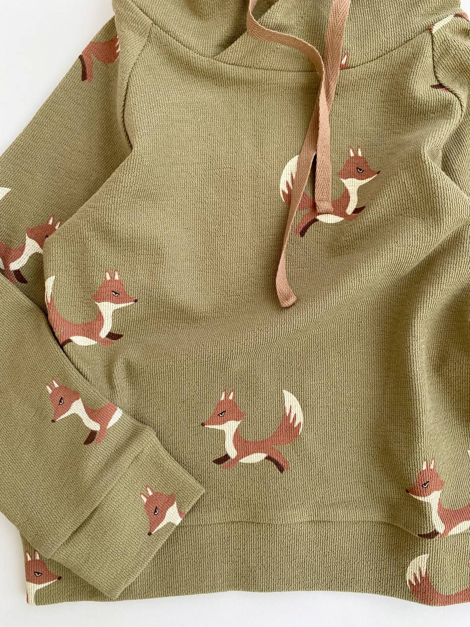Fox Hoodie & Joggers Set – Handmade Kids Outfit