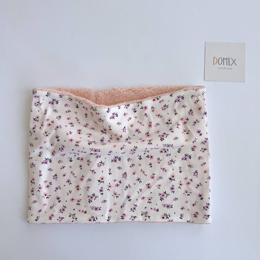 Toddler Snood – Handmade Floral Winter Scarf - Domix