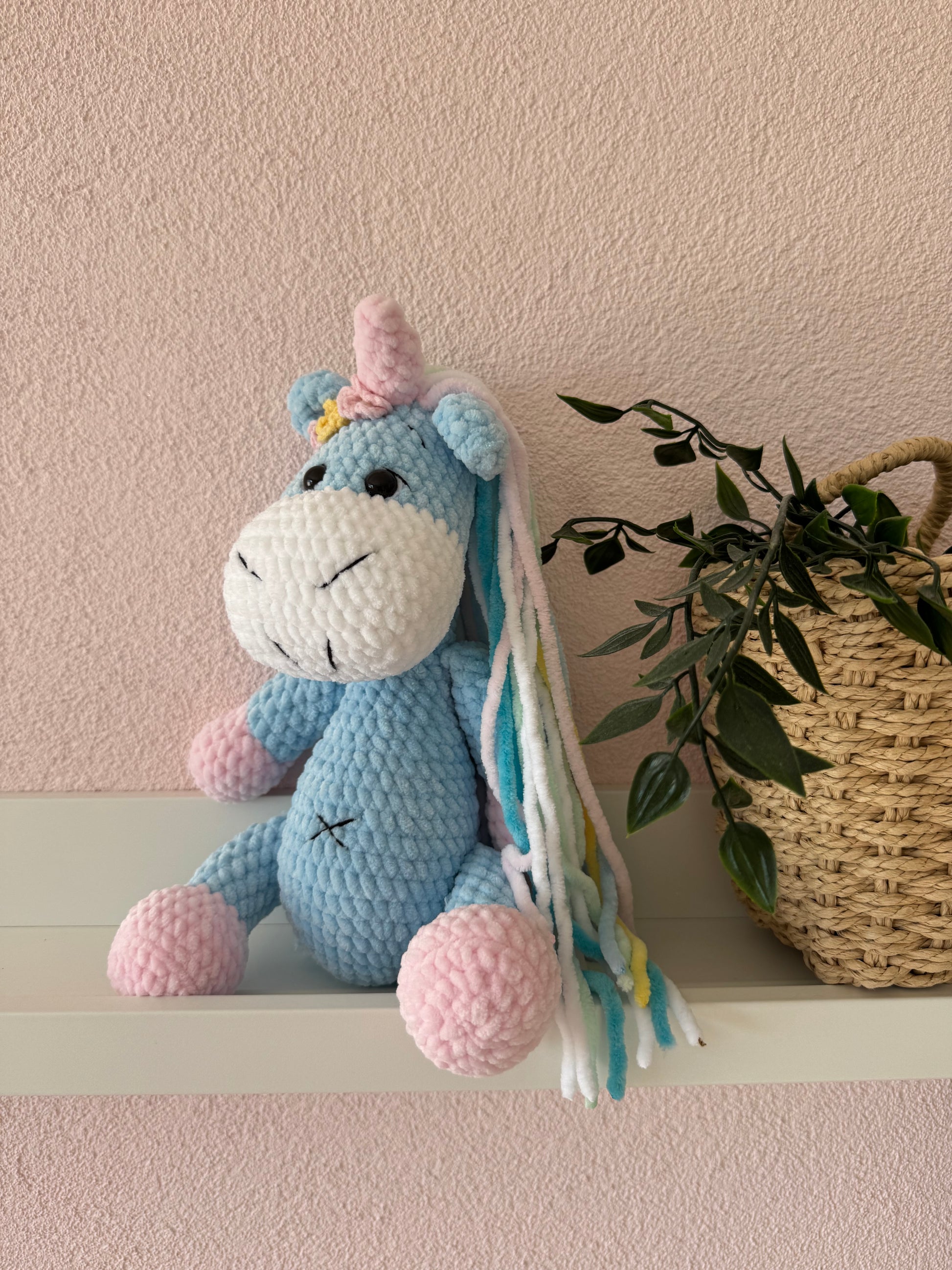 Handmade Plush Unicorn – 30 cm - Domix