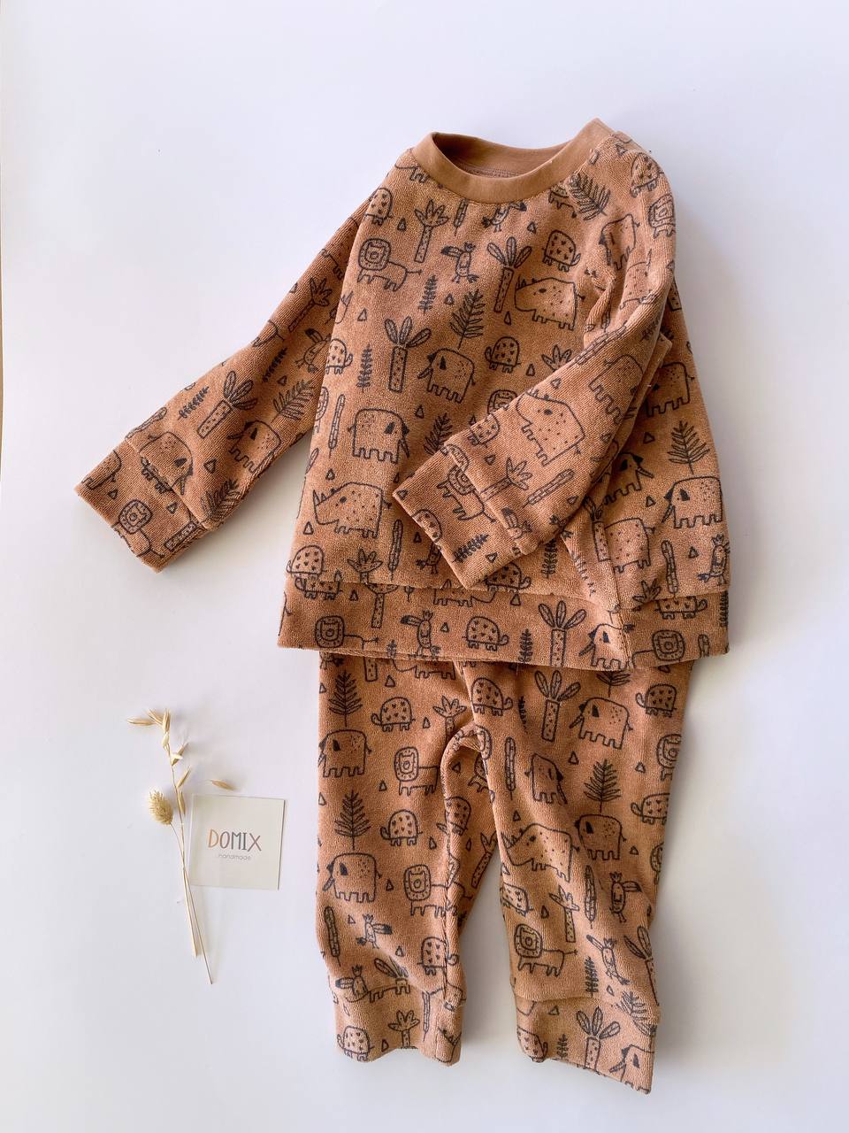 Kids Pajama Set – Safari Print