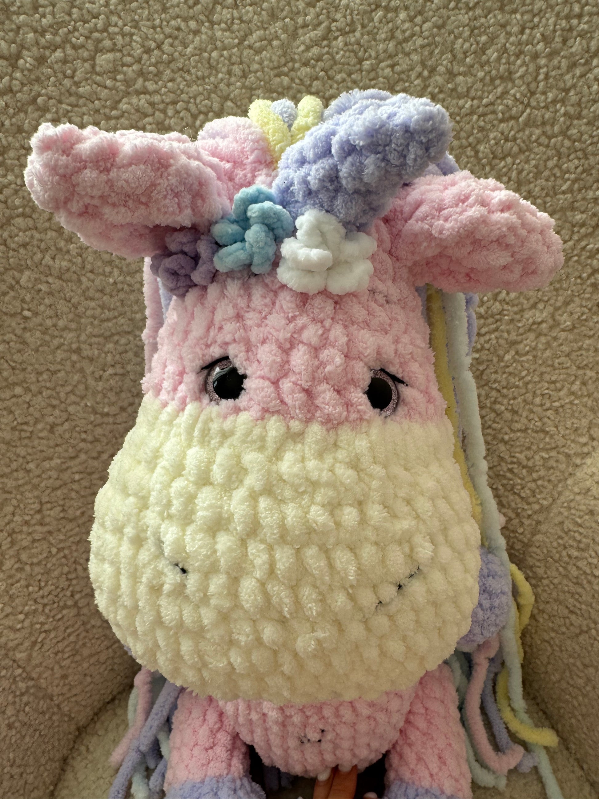 Handmade Plush Unicorn – 60 cm - Domix