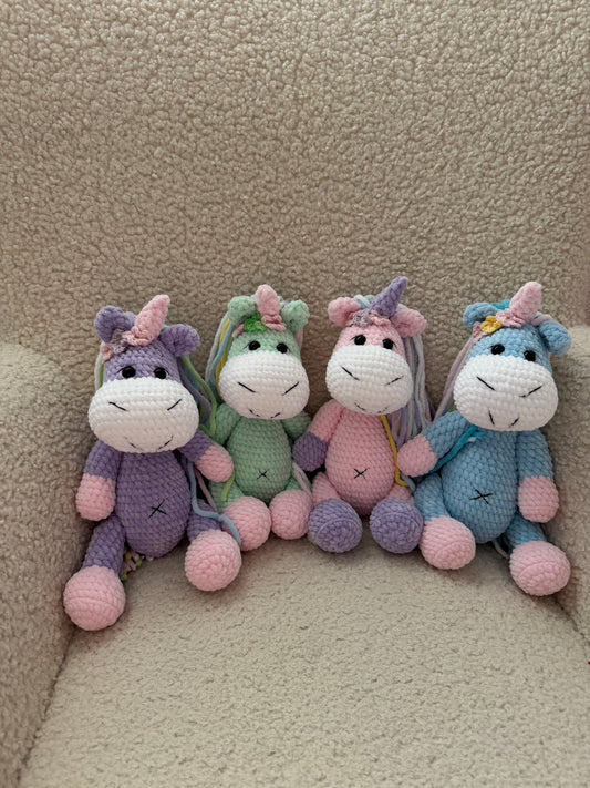 Handmade Plush Unicorn – 30 cm - Domix