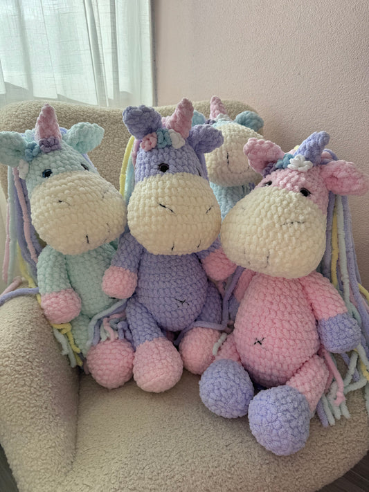 Handmade Plush Unicorn – 60 cm - Domix