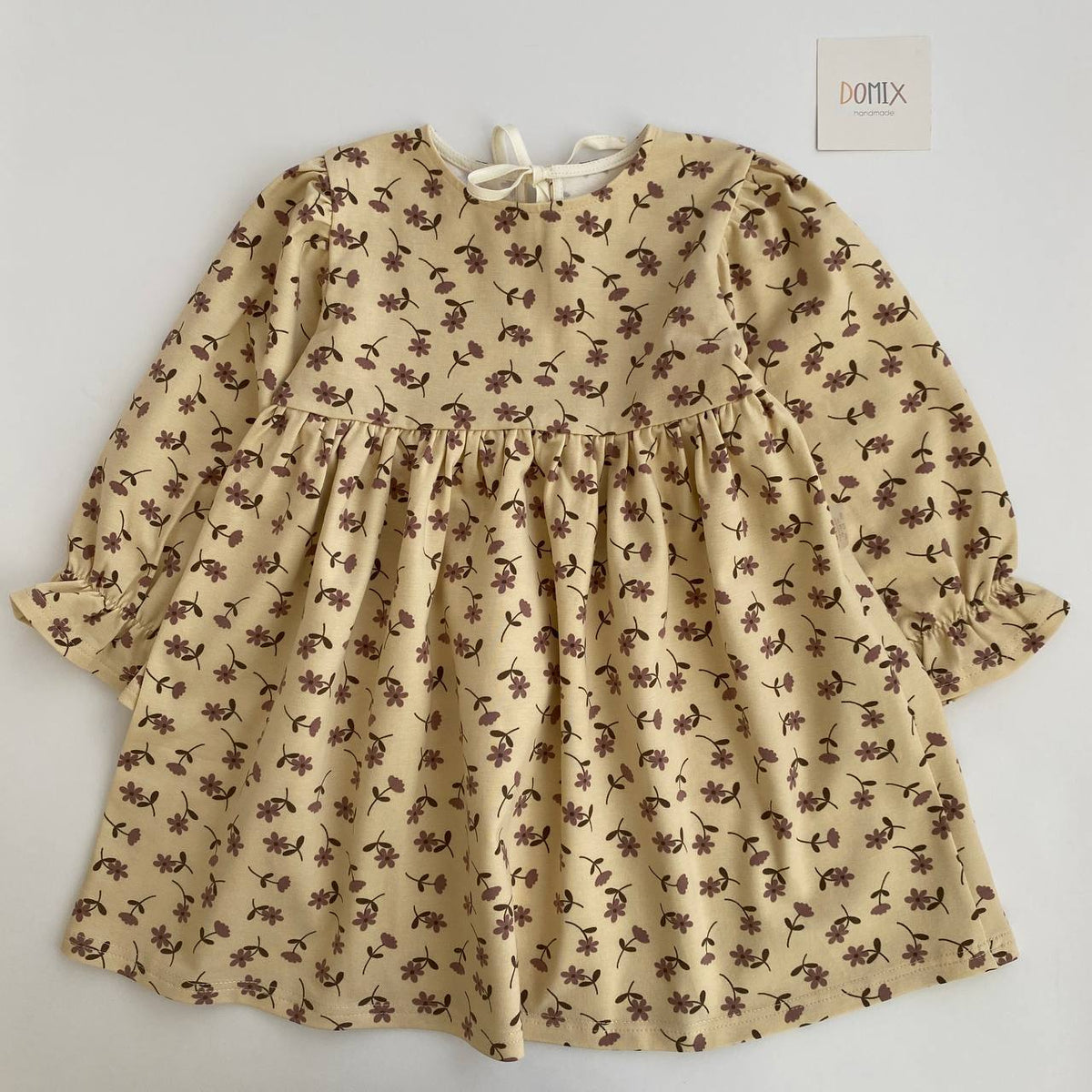 Floral Girls’ Dress – Soft Jersey