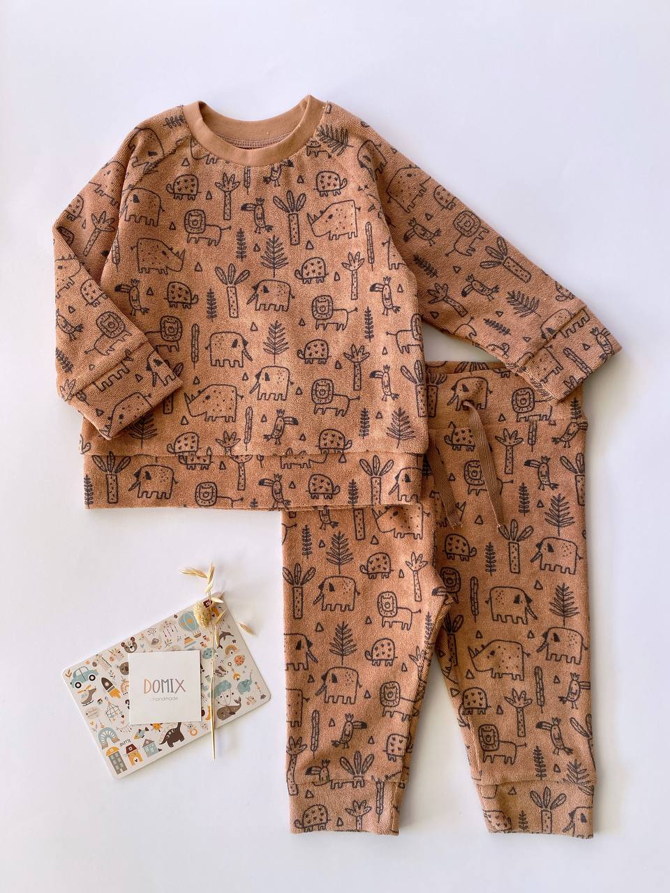 Kids Pajama Set – Safari Print