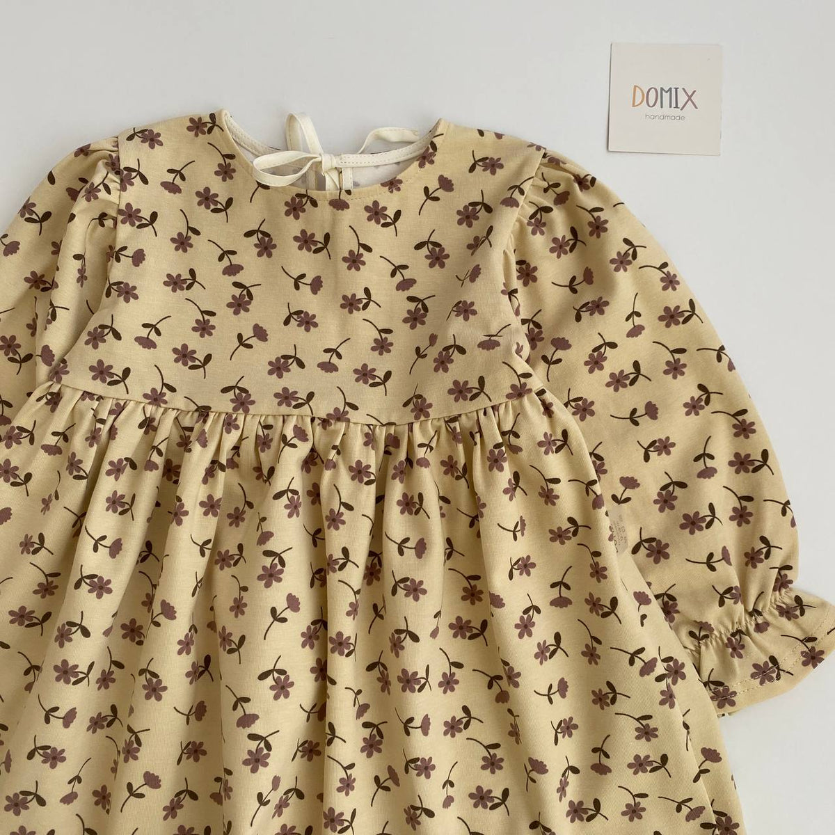 Floral Girls’ Dress – Soft Jersey