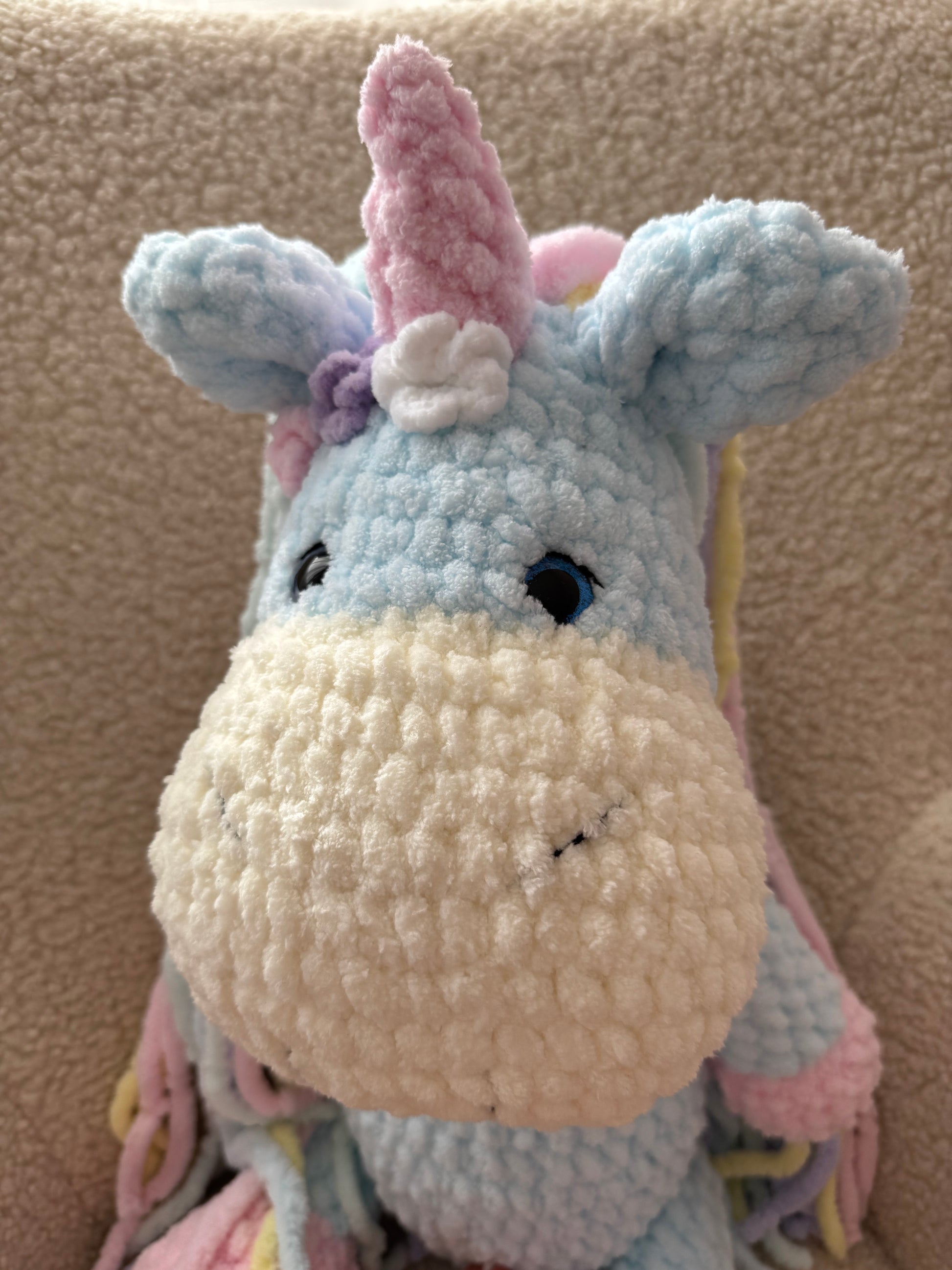 Handmade Plush Unicorn – 60 cm - Domix