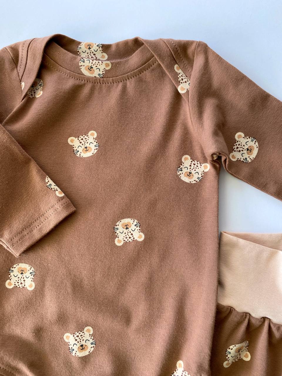 Baby Jersey Set – Bear Print